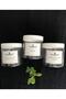Transparent Glass Appearance Plastic 3-Piece Mica Jar Set Cotton-ear cotton-make-up removal cotton