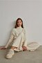 Button Detailed Ribbed Knitwear Set - 4