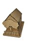 3D Wooden Painting Model Garden Fence House Activity Game - 3