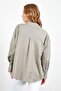 Women's Striped Shirt| Olive MKS167430-01 - 5