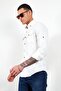 Stone Double Pocket Covered Shirt - 6