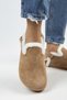 Holly Furry Women's Genuine Leather Furry Genuine Leather Belt Buckle Sand Sandals - 5