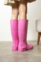 Hunterr Women's Rain Boots Waterproof Pink - 3