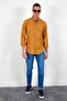 Mustard Double Pocket Flap Men's Shirt |   Ee111241-1241 - 7