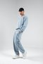 Washed/Distressed/Faded Effect Regular/Normal Fit Jogging Sweatpants | Blue | Eeu100688853-8853 - 7