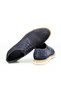 Dark Blue Suede Lace-Up Genuine Leather Suede Shoes - 2