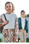 Girl's Knitted Vest Beige 7315 - 2