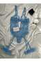 Blue Satin Boxed 6 Piece Giant Nightgown Underwear Dowry Set - 2