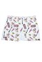 Girls' Mixed Color Patterned Cotton Boxers 6 Pack - 7