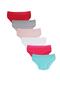 Girl's Lace Waist Panties, Pack of 6