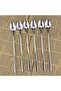 Set of 6 Dessert Spoons Nescafe Latte Cocktail Spoons 22 Cm