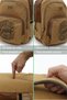 7184 Revilla Camel Yellow Backpack School travel 15.6 Inch Laptop Notebook Sport Canvas Cotton Fabric Bag - 5