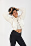 White Puffer Jacket, Hooded Fur Detail, Waterproof & Stylish Design - Cool & Comfort - 5