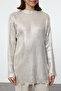 Silver Foil Printed Knitwear Sweater Tctaw25Ak00037 - 3