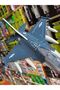 F16 Aircraft Cobra Fighter Tchekbırak Air Force الجيل الخامس من الطائرات المقاتلة المعدنية مع تأثير صوت خفيف - 4