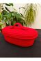 Jute Wicker Basket with Oval Lid, Organizer, 30X20X10. - 6