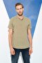 Organic Judge Collar Full Patch Short Sleeve Khaki Shirt - 3