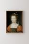 Portrait of a Woman - Wooden Patterned Frame