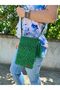 Straw Hand Knitted Shoulder Bag with Strap - Phone Bag - Messenger Bag - 7