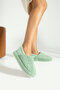 Women's Elastic Non-Slip Sole Plush Home Boots Slippers Women's Slippers Home Boots Home Shoes - 3