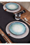 Jute 6-piece american service plate base decorative item - 5