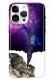iPhone 16 Pro Max Case Silicone Printed 16 Pro Max Cover Smoke