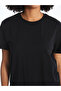 Xside new black crew neck solid short sleeve women's t-shirt - 3