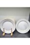 GÜRAL PORCELAIN SPICE 12-Piece MATTE STAR 20 CM CAKE PLATE - 4
