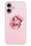 iPhone 16 Plus Case Silicone Patterned 16 Plus Cover Hidden Love