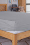 100×200 Single Combed Cotton-Lycra Elastic Sheet - 100% Cotton-Elastane Knitted, 200 Gr/M2 - 3