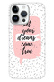 iPhone 16 Pro Max Case Silicone Printed 16 Pro Max Cover Let Dream Love