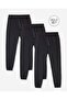 6,7,8,9,10,11 Years Old Children's School Sweatpants Set of 3 3 Thread Count