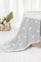 Knitted Baby Blanket for Baby Girl and Boy 85cm X85Cm Gray Dino - 6