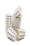 6.5 Oz Cardboard Patterned Cup - 200 Pieces, Unscented, 1st Quality