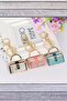 Pink Crystal Stone Detailed Keychain Bag - No.2 - 4