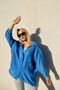 Low Shoulder Oversize Linen Shirt - 2