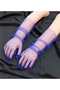 Baby Bella Female Child Long Gauze Gloves Cobalt Blue - 6