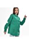 Women's Green Boyfriend Oversize Tumbled Denim Jeans Denim Jacket A36-011 - 4
