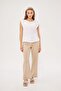Shoulder Detailed Comfortable Collar Women's Blouse