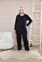 Wide Fit Mother's Set Winter Long Sleeve Large Size Pajamas Set Double Set - 3