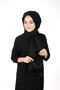 Cotton Pin Pin Shawl Black