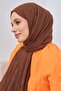 شال كراش من الخيزران - شال منقوش بالشوكولاتة - 3