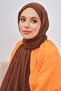 شال كراش من الخيزران - شال منقوش بالشوكولاتة - 2