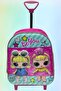 Luxury 5d embossed pull-along wheeled backpack and school bag with kindergarten, nursery, and children's themes. - 7