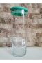 Breakfast Club Vacuum Green Glass Storage Container with Lid Set of 2 (43756) - 3