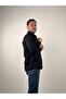Men's Slim Fit Cut Buttoned Collar Long Sleeve Gabardine Shirt - 2