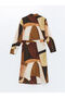 Patterned Women's Shirt Dress - 2