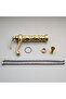 Bathroom Bowl Sink Faucet Gold Gold Stone Model - 5