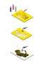 Guitarist Adult Sand Painting Activity Set, Sand Art (Sand Art)- Yko-04 - 3