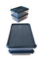 Set of 4 Gray Food Storage Container - Pp 5 Box That Can Enter Microwave, Deep Freezer, 1.7 Lt - 6